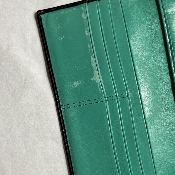 Coach women folded canvas/ leather wallet used - Picture 5 of 12